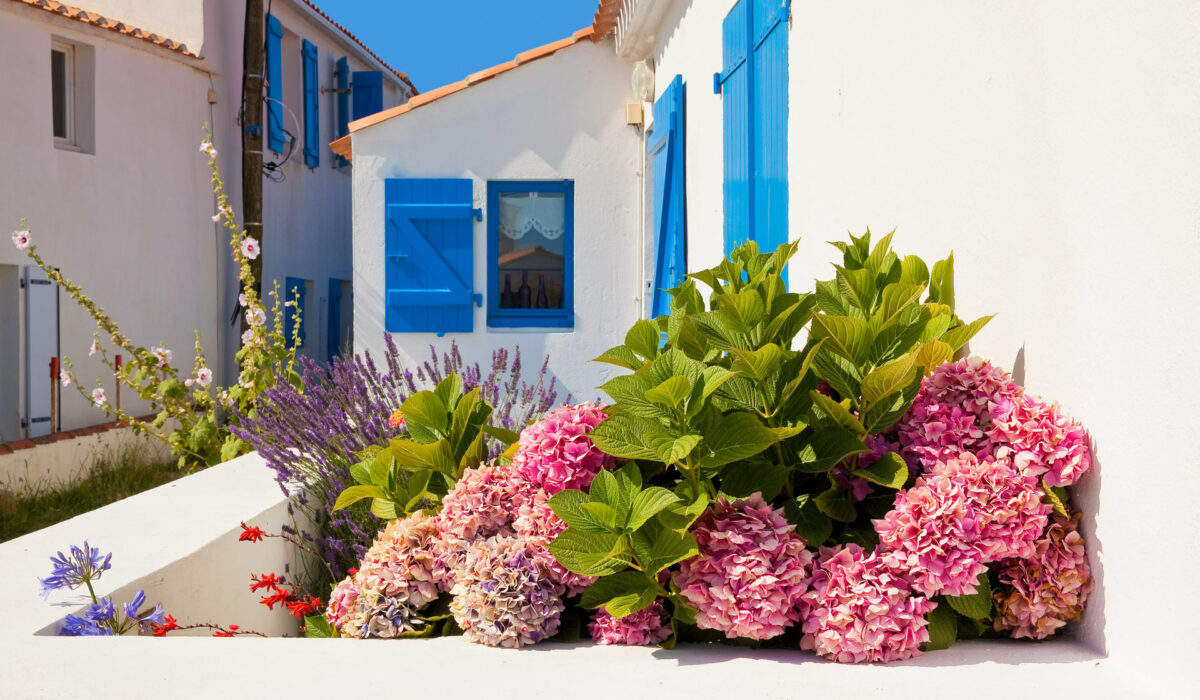 Maison vendéenne sur l'Île de Noirmoutier en Vendée