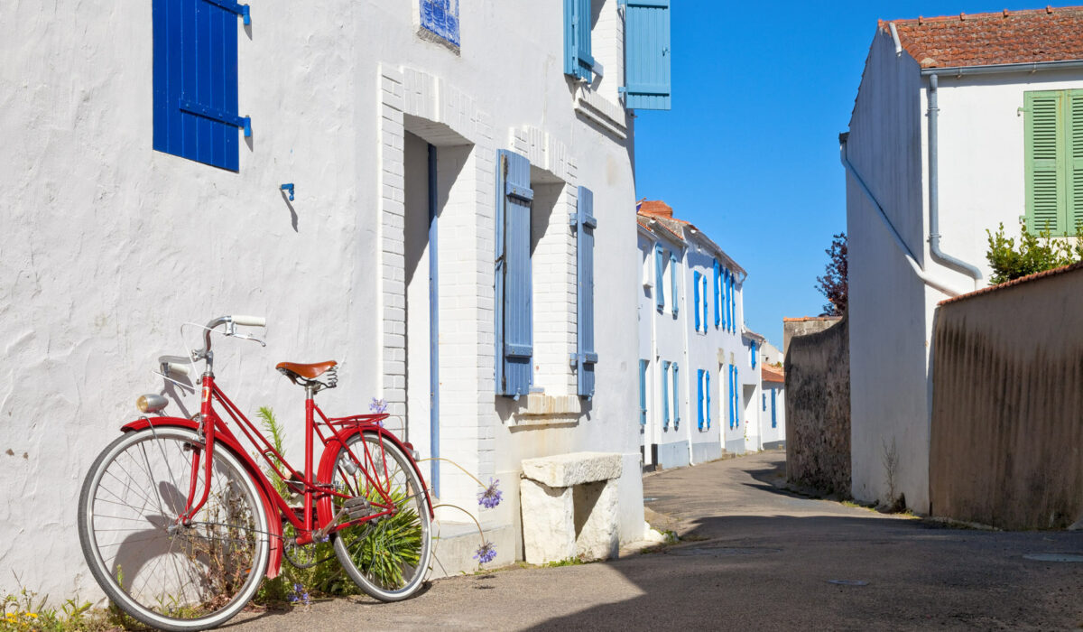 Les rues de Noirmoutier en Vendée